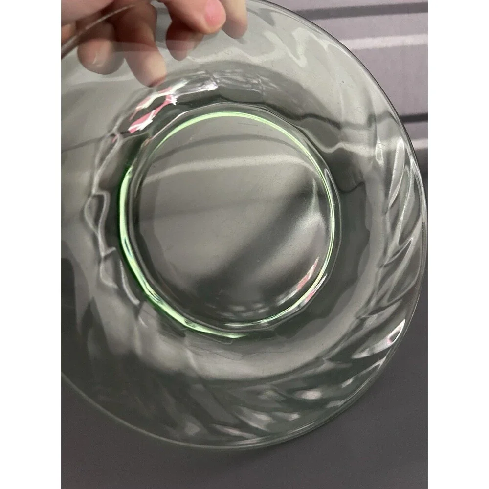 Vintage Green Depression Glass Salad Dessert Plate 7½